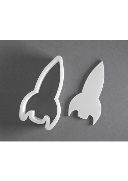 Roket Kurabiye Kalıbı / Kesici / Şekillendirici