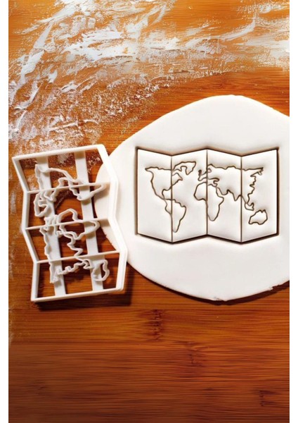 Harita Kurabiye Kalıbı, Hamur Şekillendirici