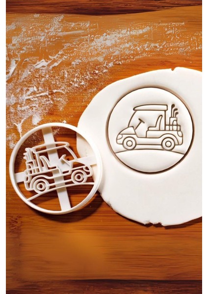 Golf Arabası Kurabiye Kalıbı, Hamur Şekillendirici