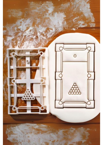 Bilardo Masası Kurabiye Kalıbı, Hamur Şekillendirici