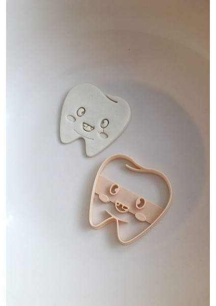 Mutlu Diş Kurabiye Kalıbı, Kesici, Şekillendirici