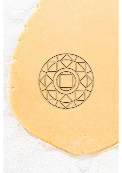 Geometrik Tasarım Kurabiye Kalıbı, Hamur Şekillendirici