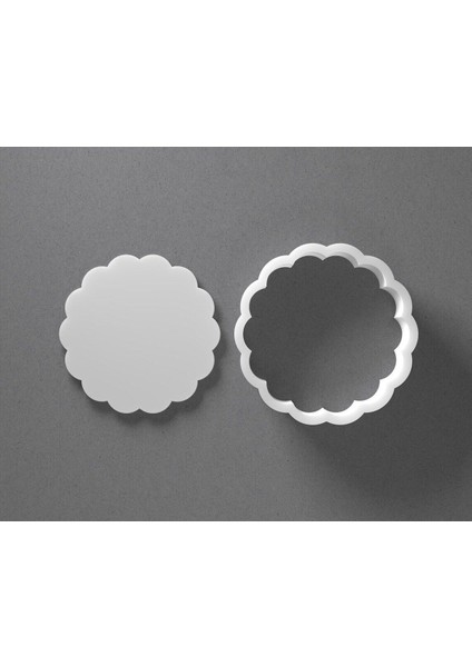 Taraklı Daire Kurabiye Kalıbı / Kesici / Şekillendirici