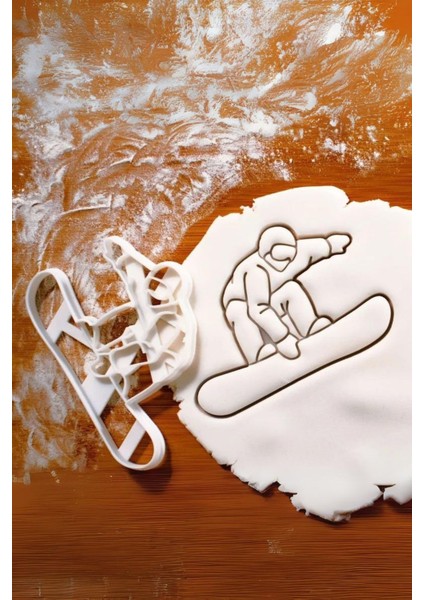 Snowboard Kurabiye Kalıbı, Hamur Şekillendirici