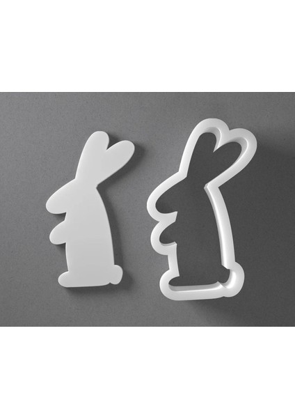 Eğlenceli Tavşan Kurabiye Kalıbı / Kesici / Şekillendirici