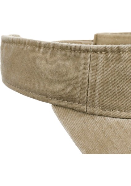 Yıkamalı Denim Pamuklu Vizör Şapka - Kadın/Erkek - İlkbahar/Yaz Sporcu Tenis Kep modelleri