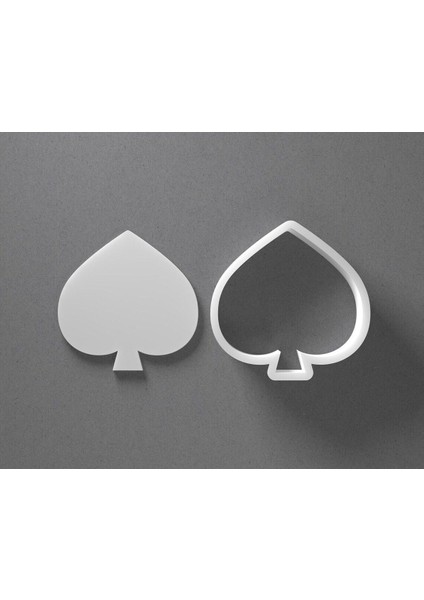 Maça Kurabiye Kalıbı / Kesici / Şekillendirici