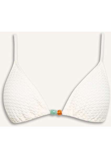 Regular Fit Tül Bikini Üstü-Fall in Love E0139AX25SM