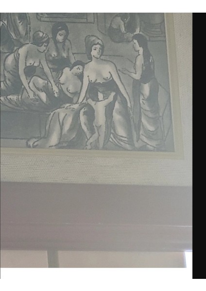 Ahşap Çerçeveli Resim Seramik Kadın Hamam Duvar Tablo 30X20X2CM Otantik Hediyelik Asmalık 1 Adet indirimleri