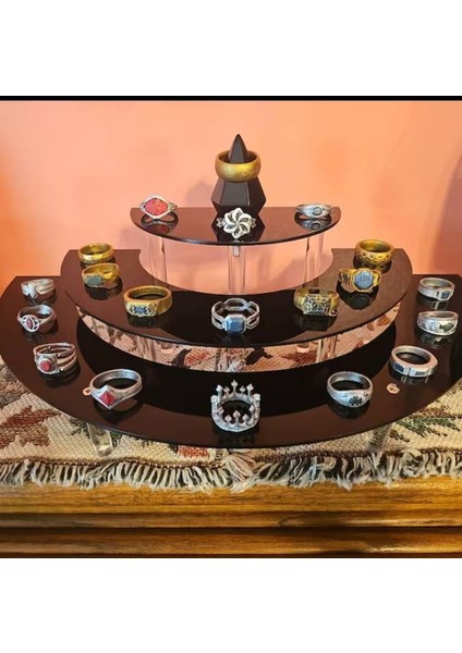 Lotr Güç Yüzükleri 20LI Set Reçine Baskı Yüzüklerin Efendisi Koleksiyonerlere Özel/hediye Içerik