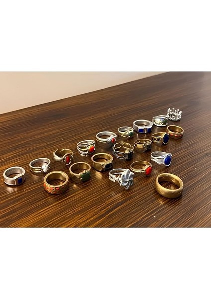 Lotr Güç Yüzükleri 20LI Set Reçine Baskı Yüzüklerin Efendisi Koleksiyonerlere Özel/hediye Içerik fiyatları