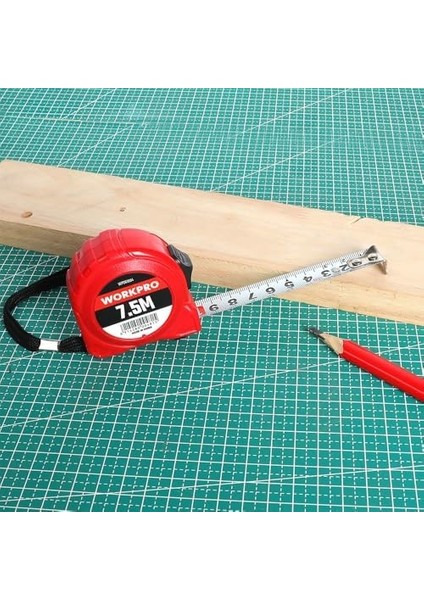 WP261004 7,5MX25MM Beyaz Çelik Şerit Metre fiyatları
