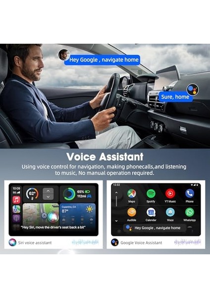 Auto Carplay ve Android Auto Dönüştürücü Araç Multimedya Adaptörü Cpk