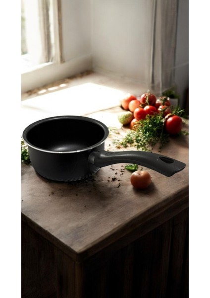 Teflon Derin Sos Tavası Kulplu 14CM