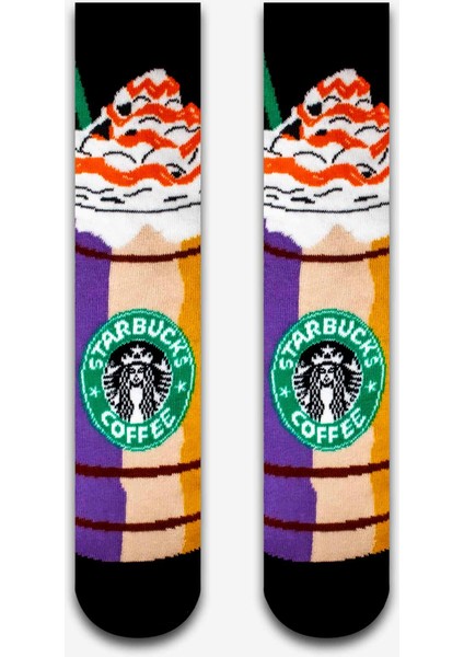 Coffee Desenli Unisex Çorap