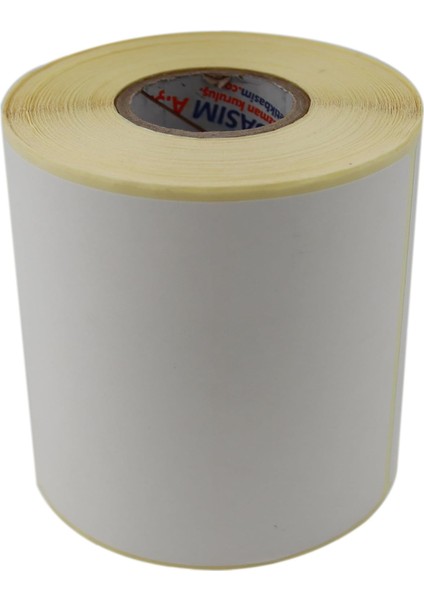 Etiketler , Hazır Al Hızlı Al Vellum Etiket 100MM x 120MM Ruloda 400 Adet 40MM Kuka Çapında Baskısız Not Alma Etiketi