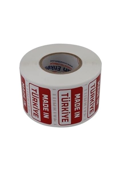 Etiketler , Hazır Al Hızlı Al Made In Türkiye Baskılı Kuşe Etiket 50MM x 30MM 1000 Adet
