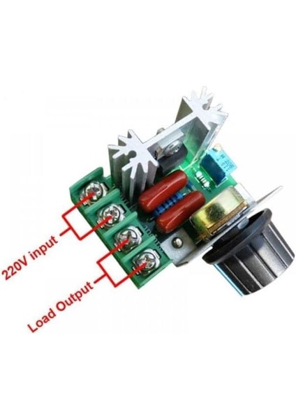 220V 2000W Dimmer Motor Hız Kontrol