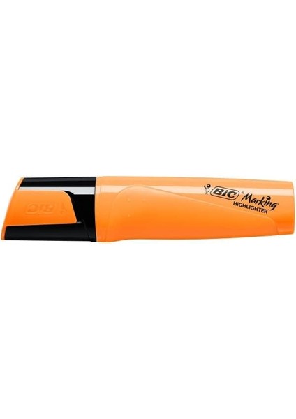 Marking Flat Highlighter Fosforlu Kalem 10'lu Kutu Turuncu