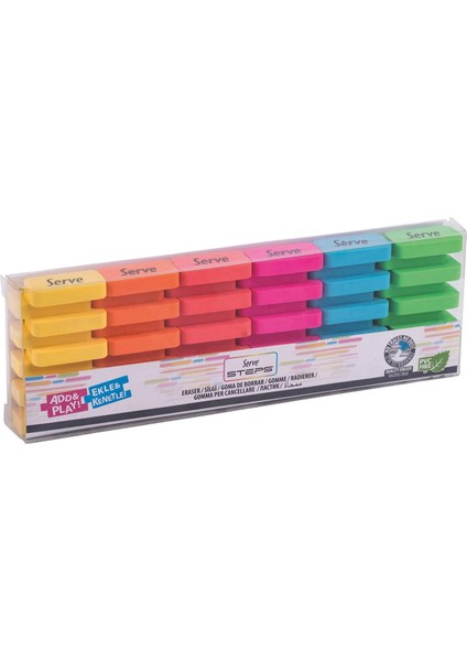 Steps Silgi Fosforlu 6li Pet