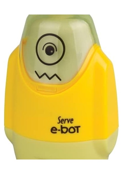E-Bot Silgili Kalemtıraş Fosforlu Sarı 4lu Set