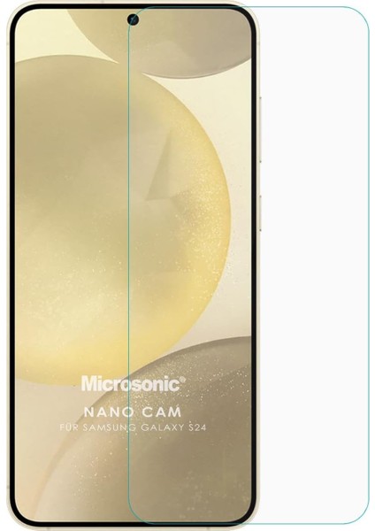 Samsung Galaxy S24 Fe Nano Glass Cam Ekran Koruyucu [galaxy S24 Fe ile Uyumlu Ekran Koruyucu - Şeffaf]
