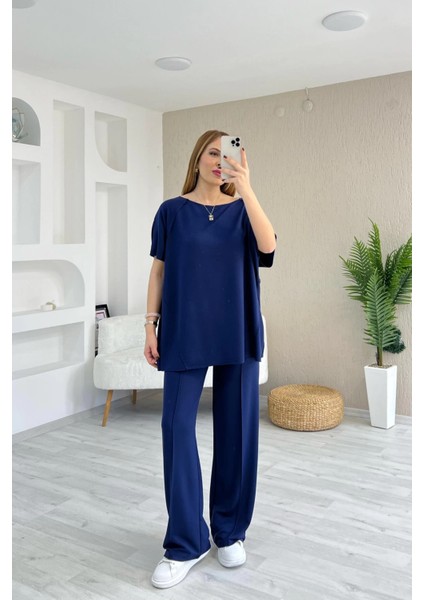 Buketli Kadın Pis Dikiş Detaylı Kısa Kollu Eşofman Alt - Üst Takım fırsatları