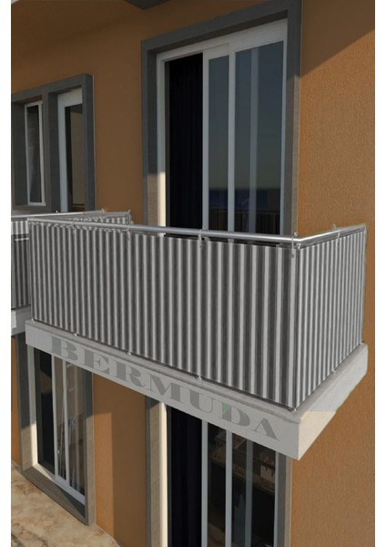 Markahil Balkon Demiri Perdesi Korkuluk Perdesi Her Ölçüde En x Boy Özel Dikim