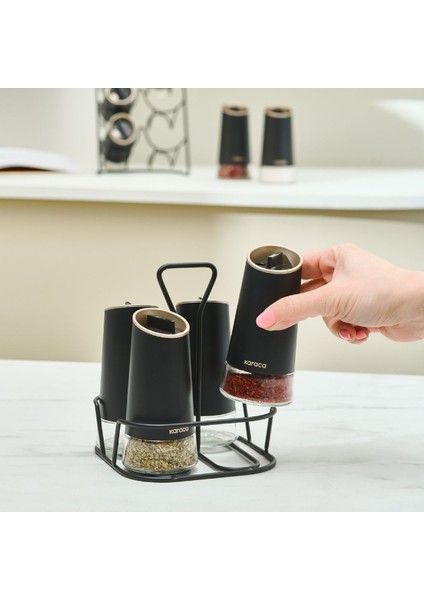 Luxury Waltz 4'lü Kare Baharat Takımı 1 Adet