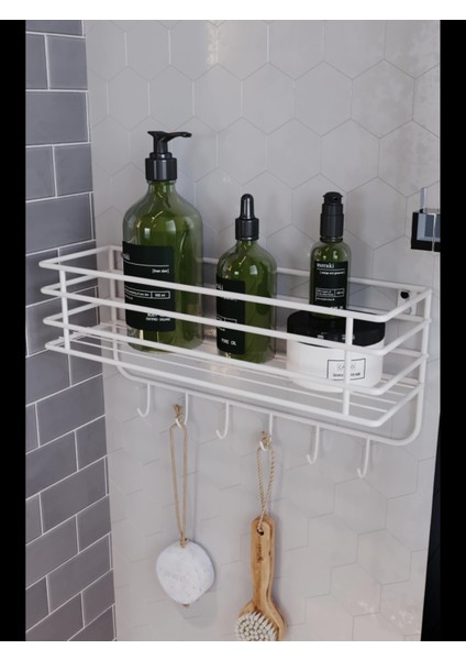 Luxury Tezgah Üstü Raf 2 Katlı Siyah Metal Banyo Mutfak Sepet Baharatlık Düzenleyici 1 Adet fiyatları