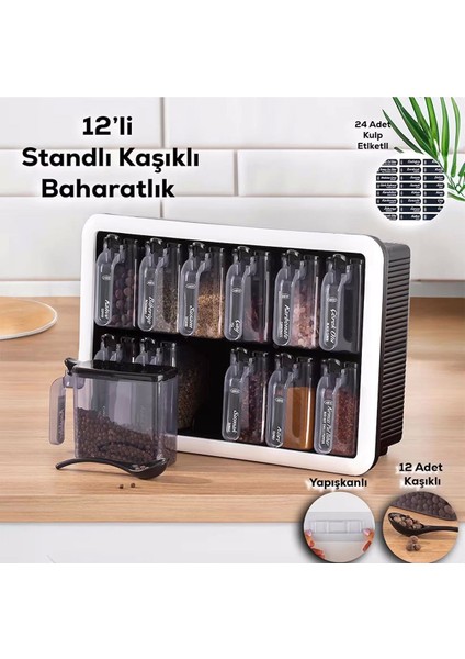 Luxury 12’li Baharatlık Set 1 Adet