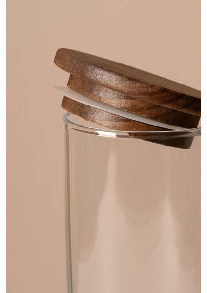 Luxury Spice - 6'lı Tulip Ağacı Vakum Kapaklı Etiket Hediyeli Cam Saklama Kabı Baharatlık Seti 290 ml 1 Adet fiyatları