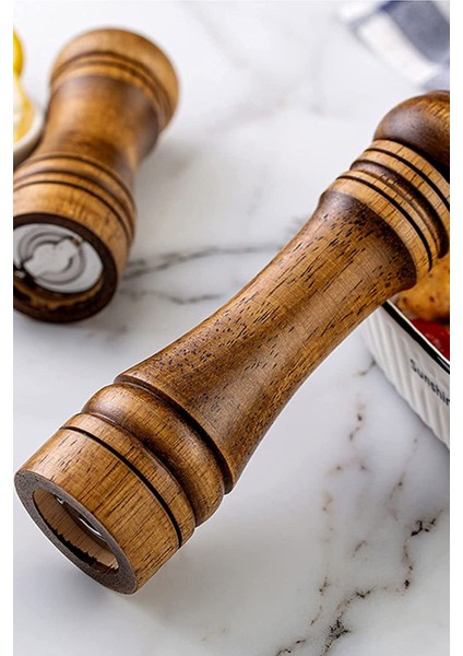 Luxury 2'li Set Masterchef Ceviz Tuz Karabiber Değirmeni 14 cm 21 cm 1 Adet fiyatları