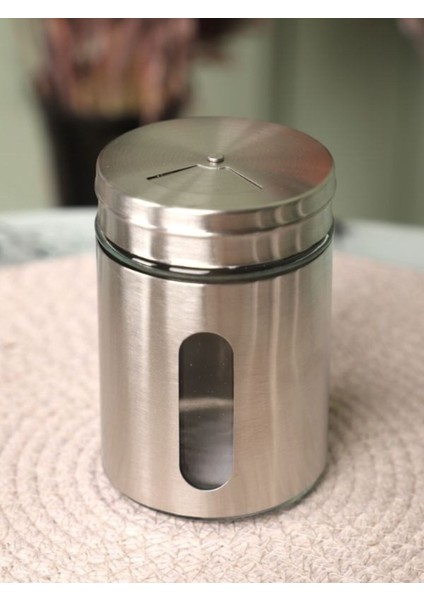Luxury 2'li Metal Kaplamalı Cam Baharatlık Tuzluk Karabiberlik 3 Ayarlı Başlık 400 cc 1 Adet fiyatları