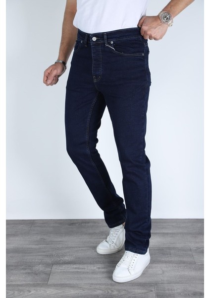 Erkek Regular Fit Rahat Kesim Esnek Likralı Denim Jeans Kot Pantolon fiyatları