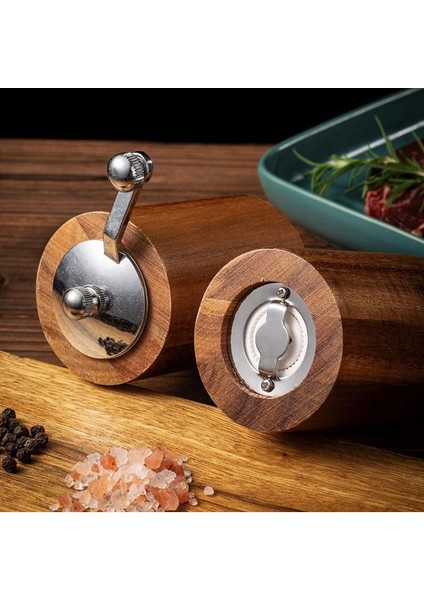 Luxury Ahşap El Değirmeni Öğütücü Ahşap Baharat Tuz Öğütücü Değirmen Tek Adet 1 Adet modelleri