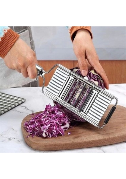 Luxury ® Ayarlanabilir 3 Farklı Başlıklı Tutmalı Sebze Dilimleyici Peynir Rendeleyici Aparat 1 Adet