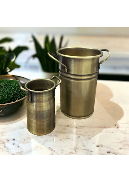 Luxury 2 Li Gold Çay Şeker Kavanozu,paslanmaz Bakliyat Saklama Kabı ve 2 Li Sunumluk Set 13X9 8x5 1 Adet fiyatları
