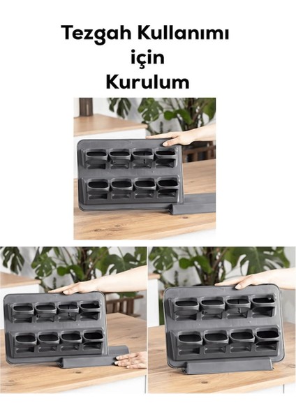 Luxury 8'li Kaşıklı Stand Baharatlık 1 Adet indirimleri