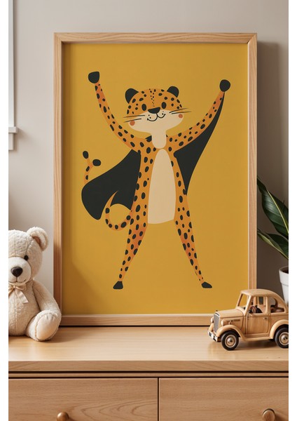 2'li Marsupilami Çocuk Odası Ahşap Çerçeveli Duvar Tablosu fiyatları