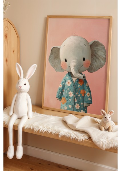 Tavşan, Aslan ve Fil Ahşap Çocuk Odası ve Bebek Odası Tablo Seti fiyatları