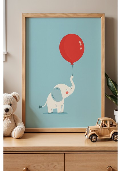 2'li Minimalist Çocuk Odası ve Bebek Odası Ahşap Çerçeveli Duvar Tablosu fiyatları