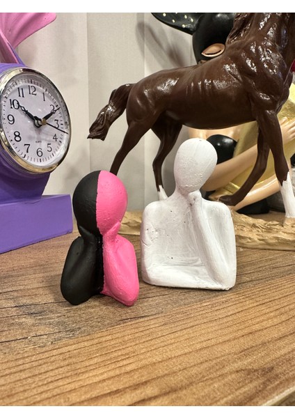 Soyut Dekoratif Ikili Renkli Dekoratif Obje modelleri