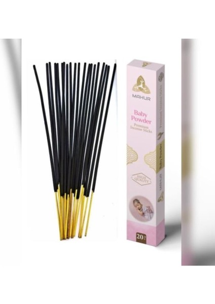 Bebek Pudrası Kokulu Çubuk Tütsü 1 Kutu (20 Çubuk)