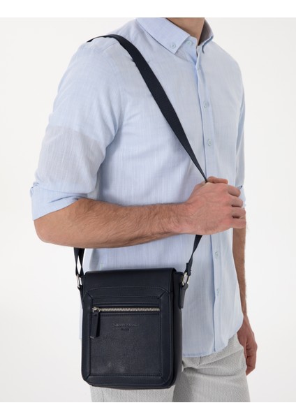 Erkek Erkek Lacivert Omuz Çantası 50308035-VR033