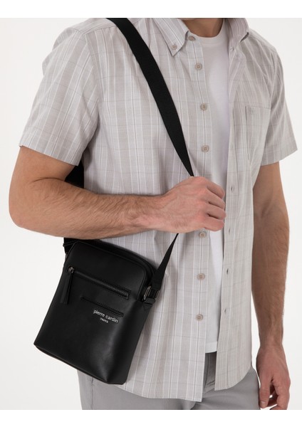 Erkek Erkek Siyah Omuz Çantası 50308018-VR046