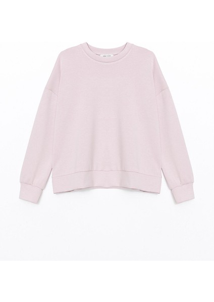 Lcw Vision Bisiklet Yaka Oversize Kadın Sweatshirt indirimleri