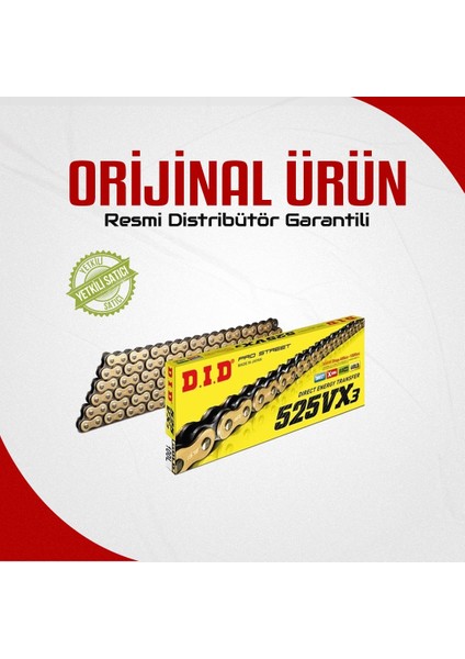 Dıd Ducati Monster 1100 Abs (2010-2011) 525-104 X-Ringli Zincir (Gold Renk) modelleri
