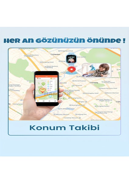Harvox Hx Kıds 4g Max Kamera Görüntülü Görüşme Konum Takibi Ipx7 Suya Dayanıklı 700 Mah Batarya indirimleri