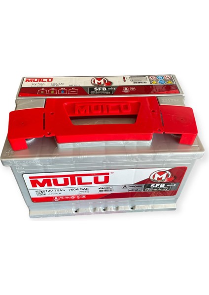 Mutlu Akü 12V 75AH 750A En Ters Kutup modelleri